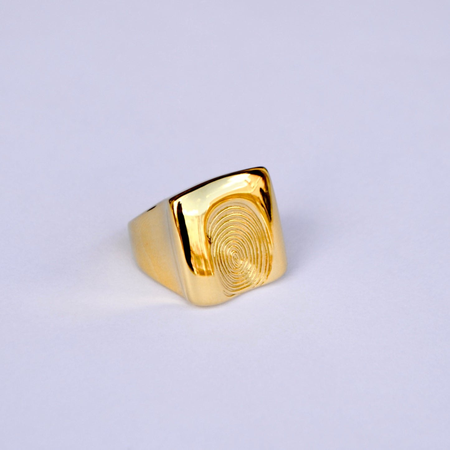 Anillo Huella dorado